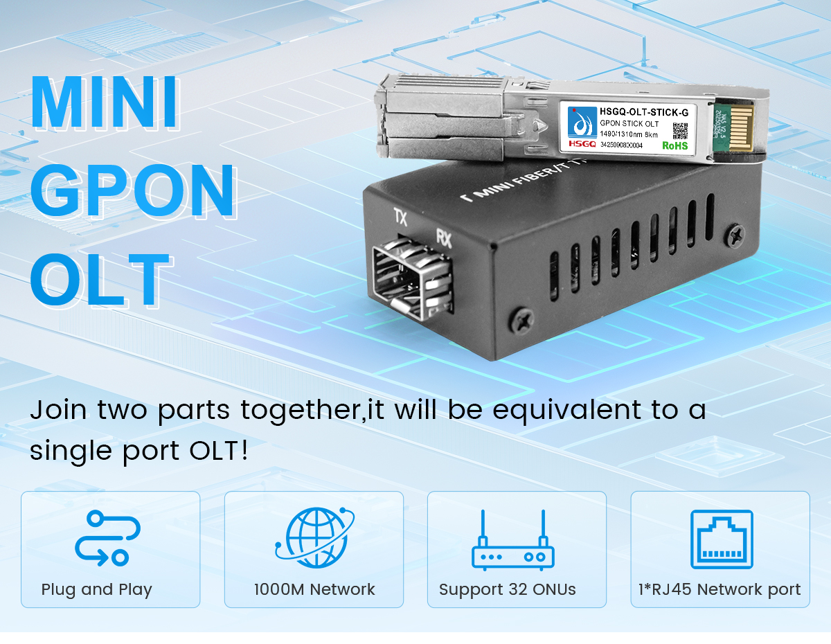 small gpon olt Pequeno GPON OLT