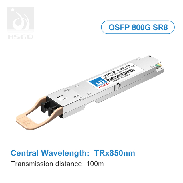 800G OSFP 1310nm 10km Dom Dual Duplex LC/UPC para interruptor Cisco