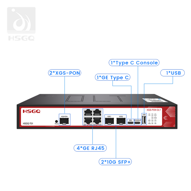 1 * porta XGSPON OLT Acesso Óptico FTTH