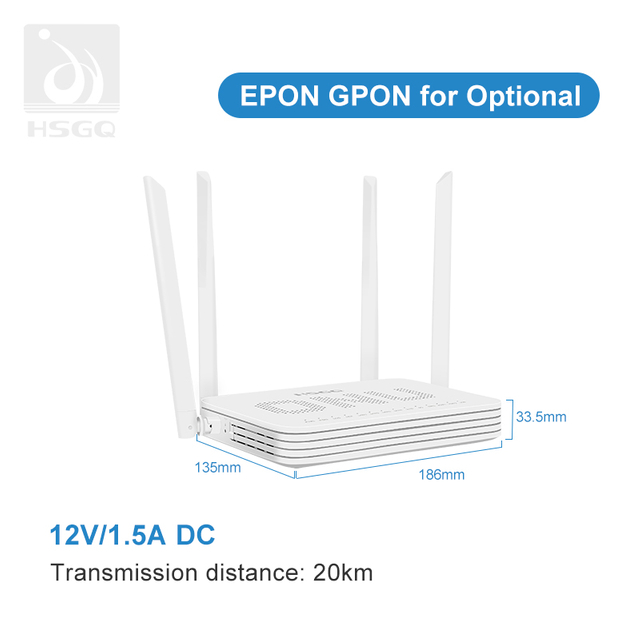 AX3000 Dual Band WiFi ONU personalizado para OLT