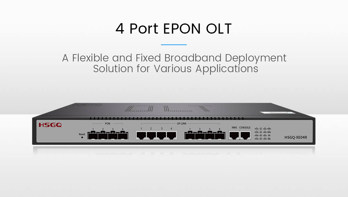 4 portas EPON OLT 