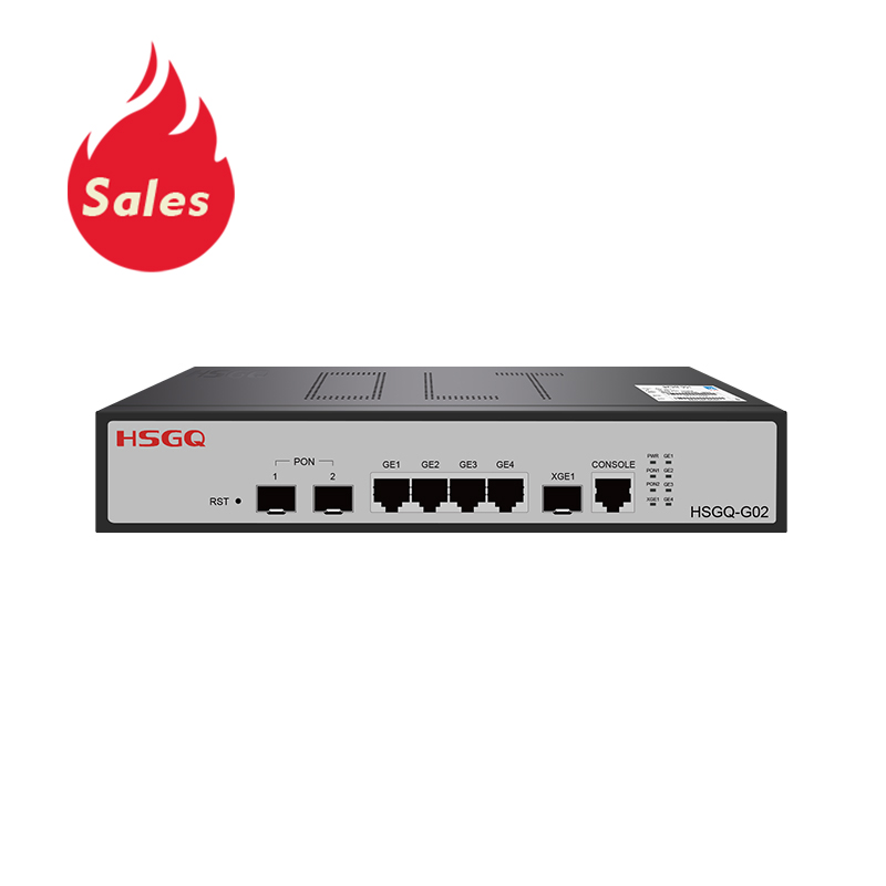 2 portas Gpon OLT personalizadas para acesso FTTH