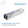 25G SFP 1310NM Singel Mode Fiber para Cisco