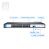 Switch SFP Data Center de 10G*24 portas 