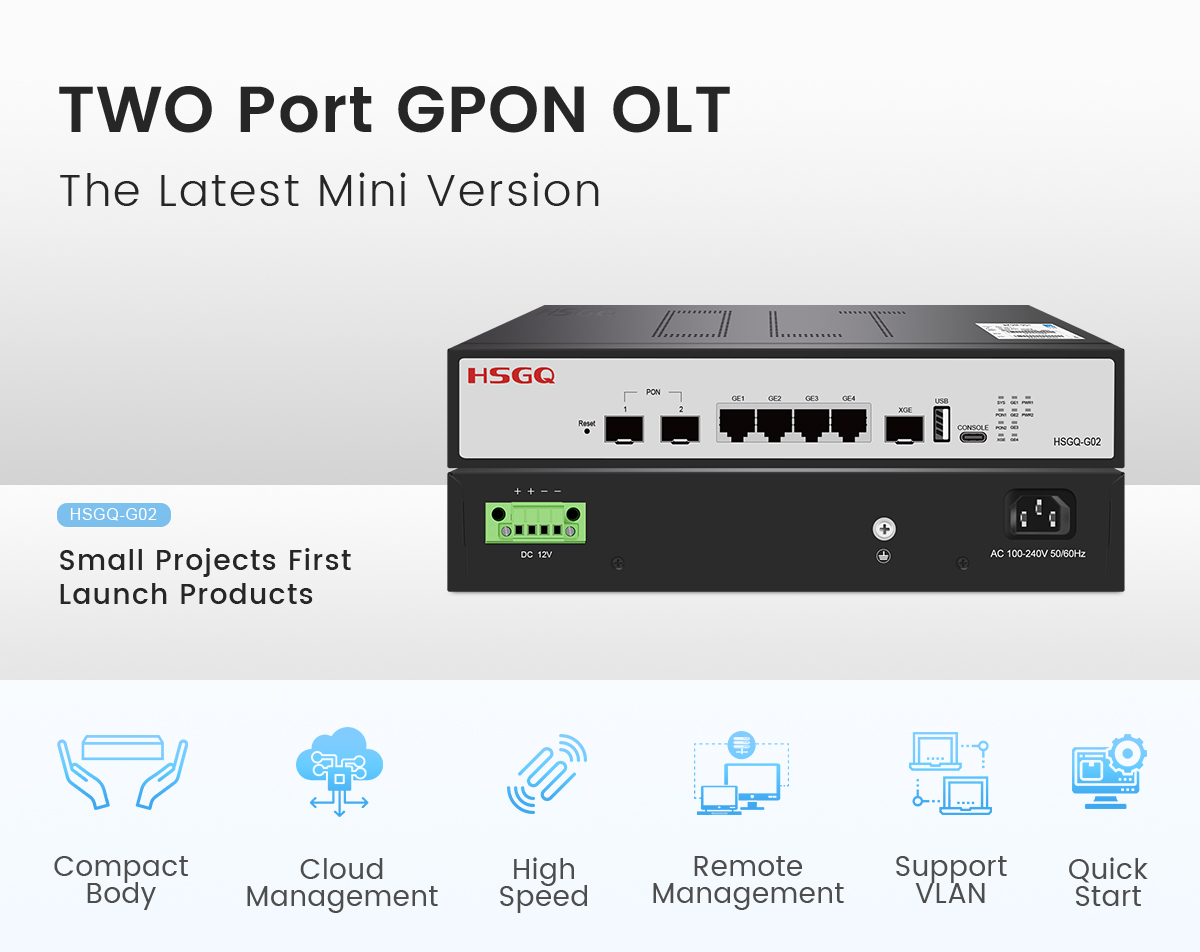 2 port mini olt gpon